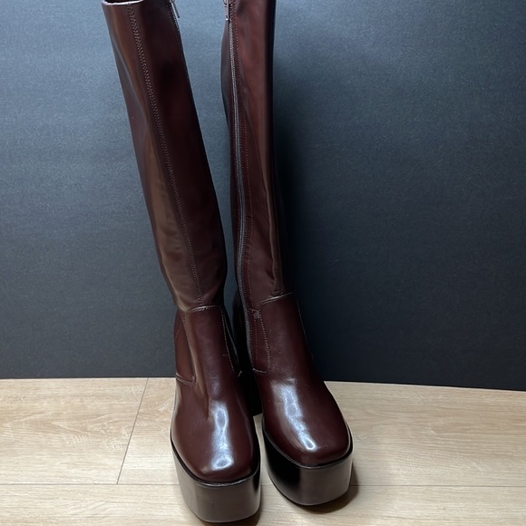 JEFFREY CAMPBELL HEY-JOE BROWN SIZE 8.5 US - Picture 5 of 10